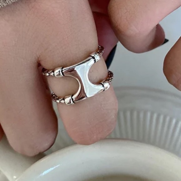 ⚡️Insta double-layer hollow sterling silver ring - Picture 4 of 4